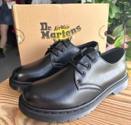 Dr.martens 馬汀博士1461MONO低幫純黑硬皮開邊珠三孔低幫馬汀鞋