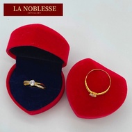 Cincin Emas 585 Batu Silang Bertunang Gold Ring 585 Married Stone 2 Layer Batu Mata Jewellery Simple