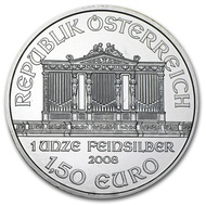 2008 Austrian Philharmonic 1 oz .999 Silver Coin BU 1oz