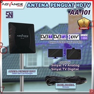 !! Advance Digitals AA-101 Analog Digital Indoor Outdoor Cable Antenna DVB-T2 And Outdoor Suitable For STB And Tv Rainproof And