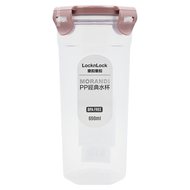 LocknLock 樂扣樂扣 PP經典水杯 無濾網 B2C24  莫蘭迪粉  690ml  1個