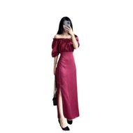 Korean style dress DRESS PRIGEL/satin DRESS BANGKOK KOREAN STYLE