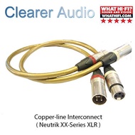 CLEARER AUDIO COPPER-LINE ALPHA INTERCONNECT SPECIFICATION 0.5M ( NEUTRIK XX- SERIES XLR )