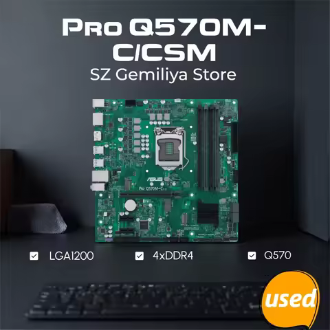 ASUS Pro Q570M-C/CSM Motherboard LGA1200 Intel Q570 2XDP support i3-10100 11700 10105 cpu TPM 2.0 DD