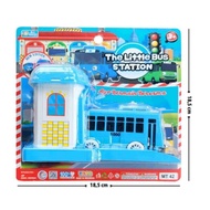 Mainan Bus Tayo 1 set Garasi Murah Kecil Tayo lani gani Rogi mini besar