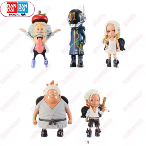 BANDAI Original Banpresto One Piece WCF EGGHEAD Dr. Vegapunk York Seraphim Anime Figures Action Mode