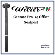 Wilier Cento10 Pro -25 Offset Seatpost for Bicycle and Cycling