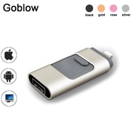 3 in 1 USB Flash Drive For iPhone/iPAD/Android SmartPhone/Tablet Pen Drive 128g 32g 64g OTG Type-c Pendrive 3.0 For Sony Huawei