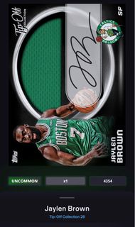 NBA Topps Collect Digital Jaylen Brown Auto Relic