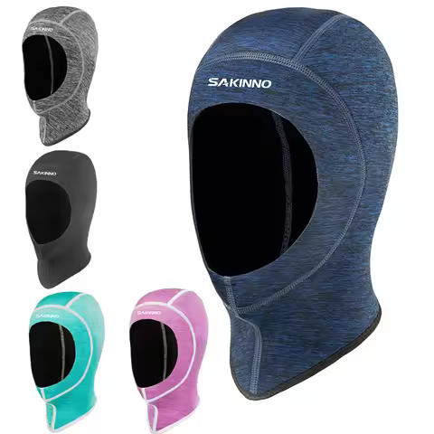 Durable Neoprene Wetsuit Hood, Stretchable Cap for Scuba Diving, Surfing, Snorkeling, Kayaking, Sail