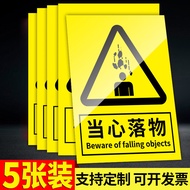 Beware of Falling Objects Warning Signs Beware of Pendant Signs Beware of Pendants Beware of Aerial 