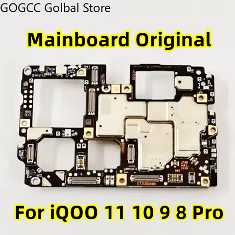 Replace For Vivo iQOO 8 9 10 11 Pro 5G Motherboard Logic Chip Main Board Circuits Unlocked Tested Ma