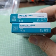 7 PCS BAUSCH AND LOMB ULTRA SOFTLENS BENING BULANAN SILICONE HYDROGEL MINUS 9.50
