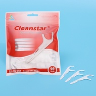 [Ready Stock] 90 Dental Floss Bags Family Tooth Picking Household Tooth Picking Sticks Tooth Cleanin