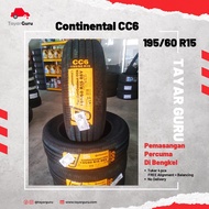 Continental cc6 195/60R15 Tayar Baru (Installation) 195 60 15 New Tyre Tire TayarGuru Pasang Kereta Wheel Rim Car