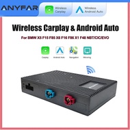 CarPlay Tanpa Wayar Android Auto untuk BMW X5 E70 F15 X6 E71 Sistem EVO BNT CIC dengan Fungsi AirPla