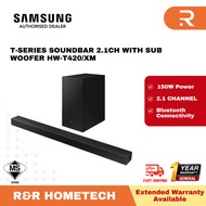 SAMSUNG T-Series Soundbar 2.1ch with Sub woofer Bluetooth Connect HW-T420/XM
