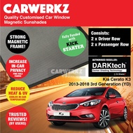 CERTIFIED ORIGINAL Dr Shadez DARKtech Kia Cerato K3 Sedan 2013-2018 2nd Gen YD Korea Car Customised 