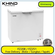 KHIND FREEZER FZ208 / FZ251 (Tapah, Bidor, Sungkai Own Lorry Delivery)
