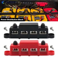NOBELJIAOO DC 12V-48V 250A RV Yacht Boat Bus Bar Terminal Battery Power Distribution Block With Cove