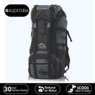 HITAM Tas Gunung Ransel Carrier Backpack Hiking Travel Bag Camping Trekking Camper Carier Traveling 