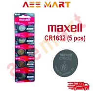 (Original) CR 1616 / CR 1620 / CR1632 Maxell Lithium Battery Coin Cell ( 1pc / 5pcs )