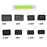 [ALIBABA2U][READY STOCK] Fan Capasitor Motor Capacitor Ceiling Short Solder Pin Type 1uf 1.2uf 1.5uf