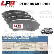 LPB E-PRO SEMI METALLIC REAR BRAKE PAD TOYOTA LANDCRUISER UZJ100 4.7 HDJ100 4.2 HDJ101