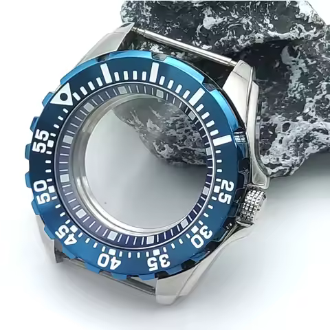 44MM Monster Watch Case NH35 Watch Case Steel Case NH35 Movement Conversion Parts for NH35A NH35 Mov