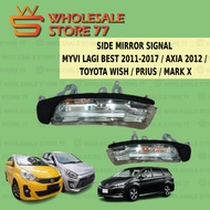 | PERODUA MYVI LAGI BEST 2011-2017 / AXIA 2012 TOYOTA WISH PRIUS MARKXLAMP MIRROR DOOR SIDE MIRROR SIGNAL LAMP LIGHT