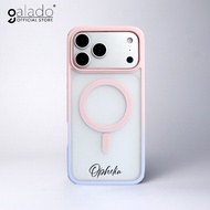 GALADO Sora Guard for iP 17/16/15/14/13 Pro Max (Custom Name) Pink Purple Case