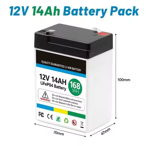 for Electronic Scale Kids Car Security Equipment Battery 12V 14Ah 168Wh Rechargeable Lithium Ion Bat