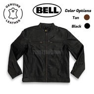 Bell Original Men’s Genuine Leather Winter Jacket / Jaket Kulit Black / Tan - 0033