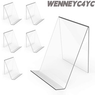 WENNEYC4YC Display Stand,  Easel Acrylic Book Shelf, Fashion DIY 6 x 4inch Tablet Holder Notebooks