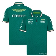 2026 New Style F1 Racing Jersey Aston Martin Team Jersey Summer Short-Sleeved Polo Shirt Unisex Can 