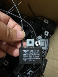 คาปาซิเตอร์พัดลม 1.5uf 1.8uf 2uf 400v. CBB61 capacitor สำหรับพัดลม พัดลม 12นิ้ว 14นิ้ว 16นิ้ว 18นิ้ว