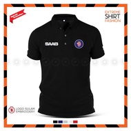 Premium Polo Saab Swedish Retro Saab 9-3 Turbo Classic Performance Parts Baju T-Shirt Lelaki Design Logo Sulam Cotton