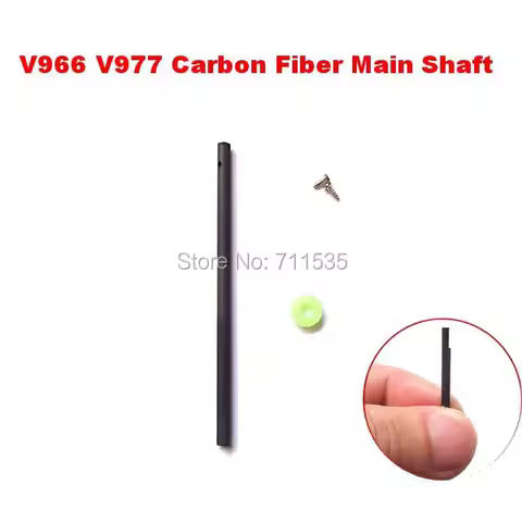 2.5mm Carbon Fiber Main Shaft / Principal Axis Set Spare Parts For WLToys V977 V931 K110 6CH 3D 2.4G