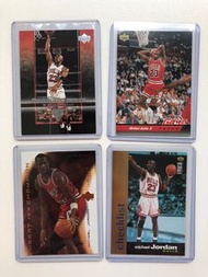 Michael Jordan Upper Deck 籃球卡 4 張