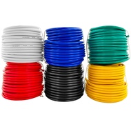 GS Power 100% Copper 14 AWG (American Wire Gauge) Automotive Primary Wire 6 Roll Color Combo (50 Fee