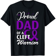Cleft & Craniofacial Awareness Proud Dad Of A Cleft Warrior T-Shirt