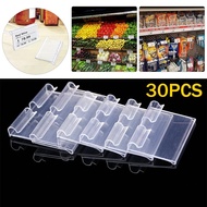 【Grosir Murah】30 Buah Label Harga 6cm Price Tag Holder Name Card Holder Bahan PVC Alat Pembuat Label