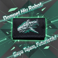 MEN'S 3-FOLD CANVAS WALLET WITH FULL LOGO COOL 3-FOLD MEN'S WALLET VERY FESTIVE