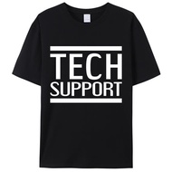2025 gift for friends waffle shirt Elon Doge Tech Support T Shirts Woman Man Creative Cotton Outdoor