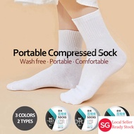 Premium Disposable Socks Compressed Socks for Travel Business Trip Sports Socks quarter socks low cu