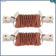 📎 Fashionable Dress Cincher Clip with High Elasticity and Chain for Clothing Decoration Light Brown