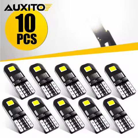AUXITO 10/8/6/4/2Pcs W5W T10 Canbus Interior Light No Error Bulb 194 168 175 2825 Car Led Instrument
