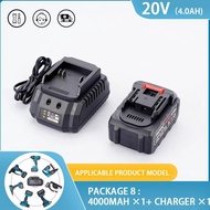 Baterai Makita Baterai Isi Ulang Seri LithiumIon 20V Gergaji Bor Tanpa Kabel Kunci Pas Penggiling Su