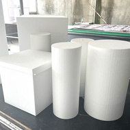 Solid Foam Cylinder High Density Foam Stick Round Foam Block Engraving Model Props Foam Word biaofen