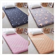 Foldable Tatami Mattress Bed Breathable Pad Postural Care With Anti-Slip Topper